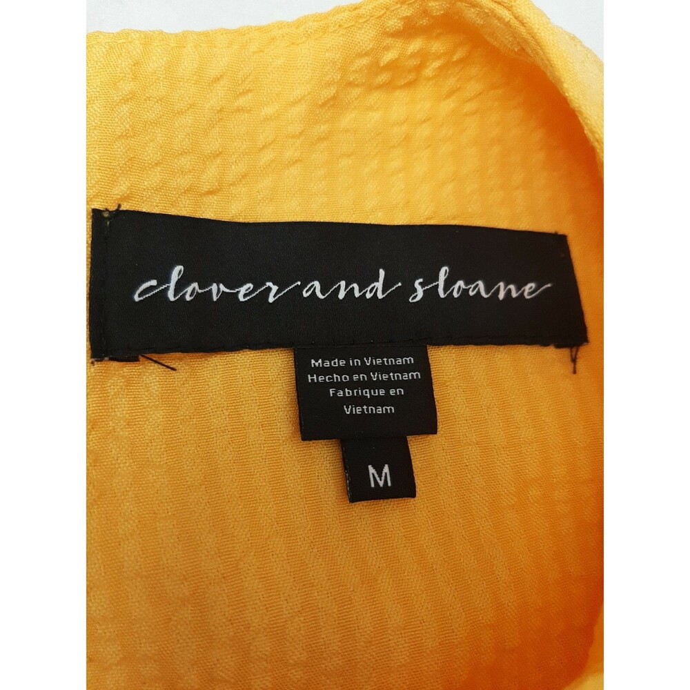 CLOVER and SLOANE Dress Yellow M medium - Picture 4 of 6